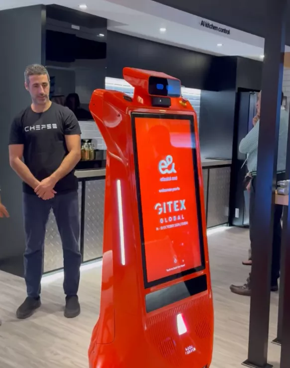 Odigo Robots at Tech Event
