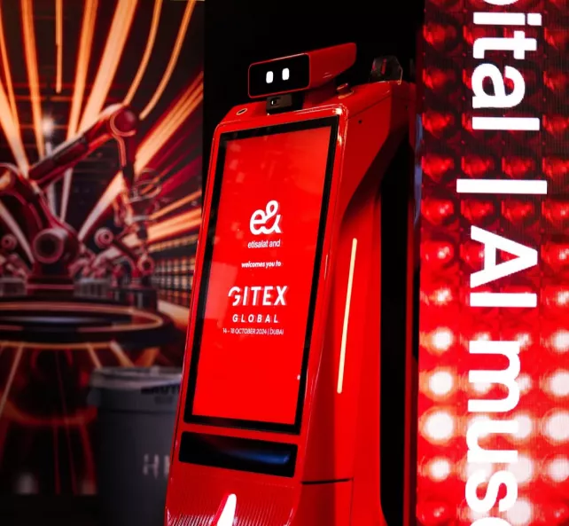 advertising Robots at tech events in Dubai