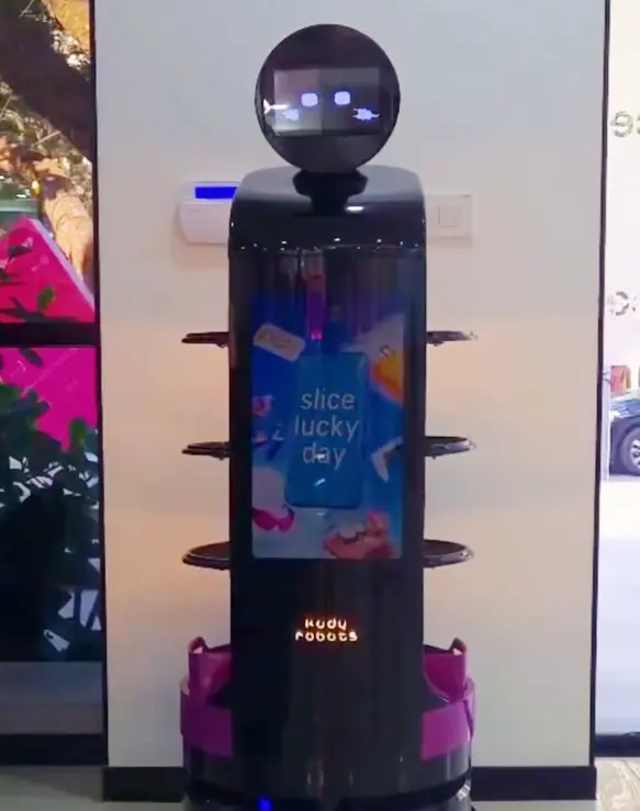 dasher robot at product launch event