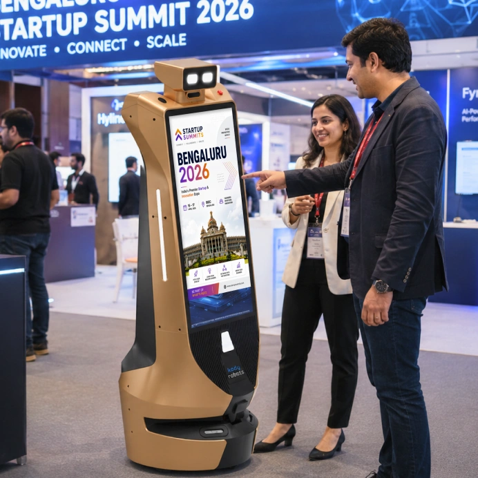 rent robot for startup summits and innovation showcases for bengaluru
