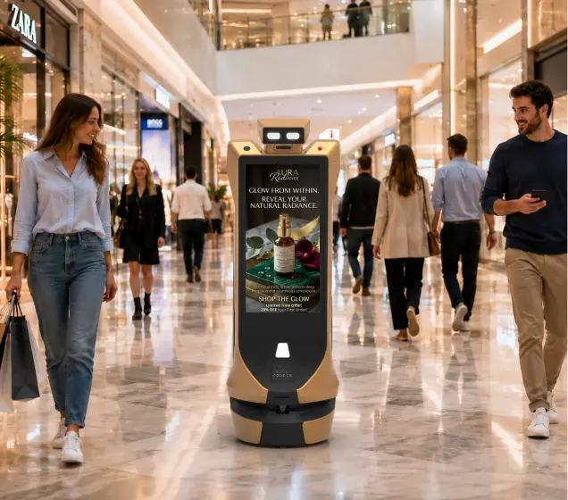 rent robots for shopping-mall activations-in-delhi