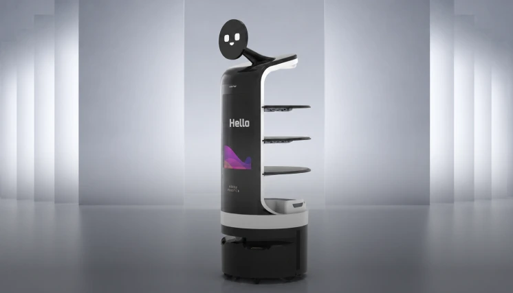 rent-serving robot-in -delhi