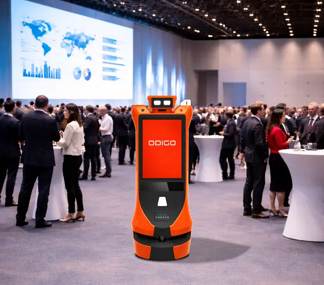 robots at corporate events and conferences