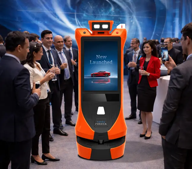 robots at product launches and promotions