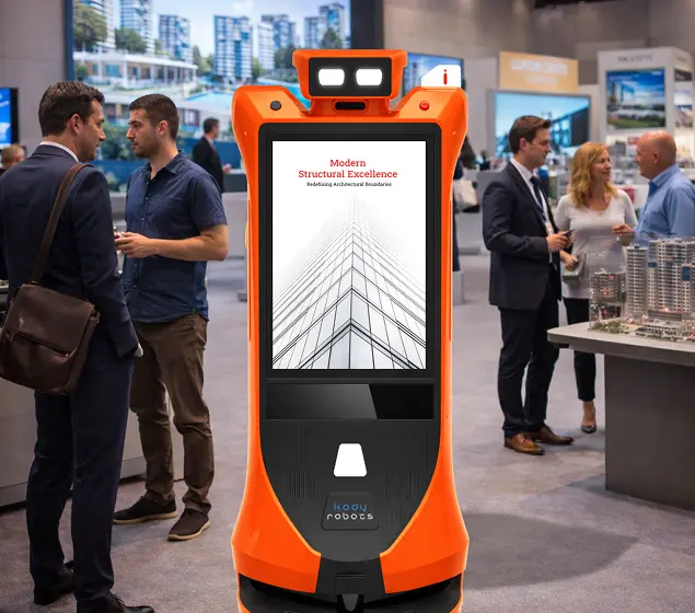 robots at real estate expo-events