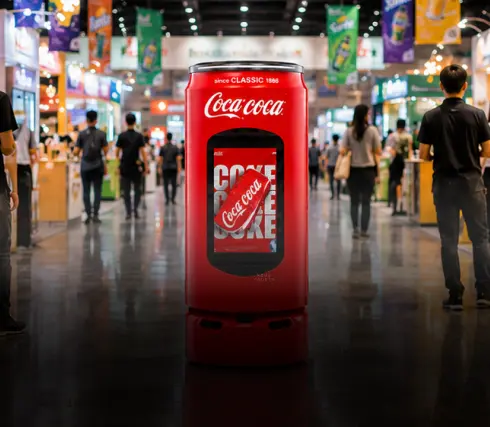 rent beverage promotional robot in ahmedabad