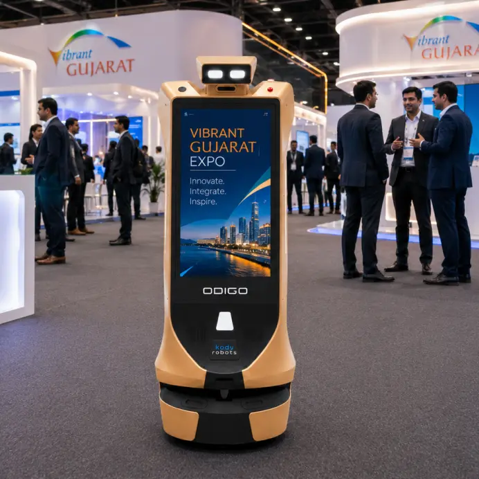 Product serving robot