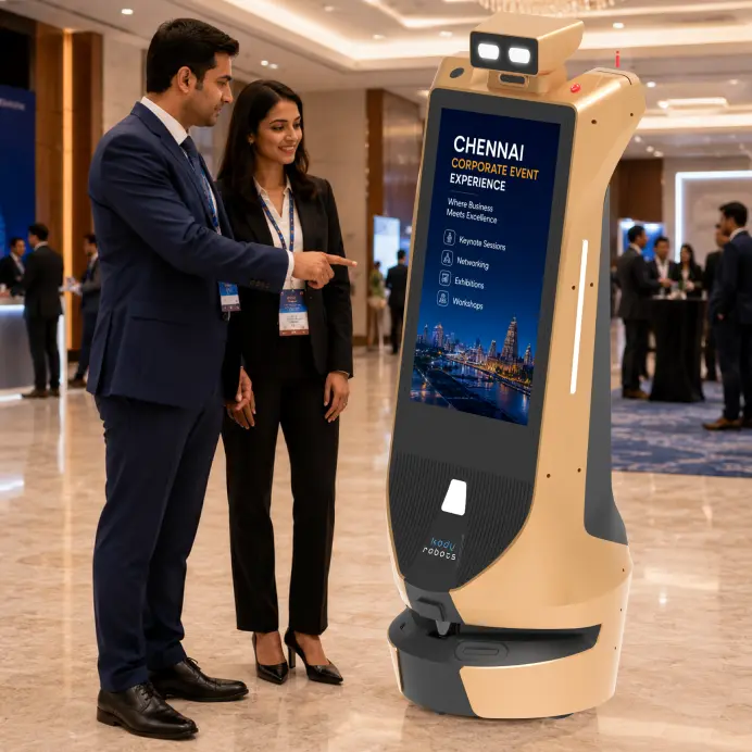 robots at corporate events in Chennai