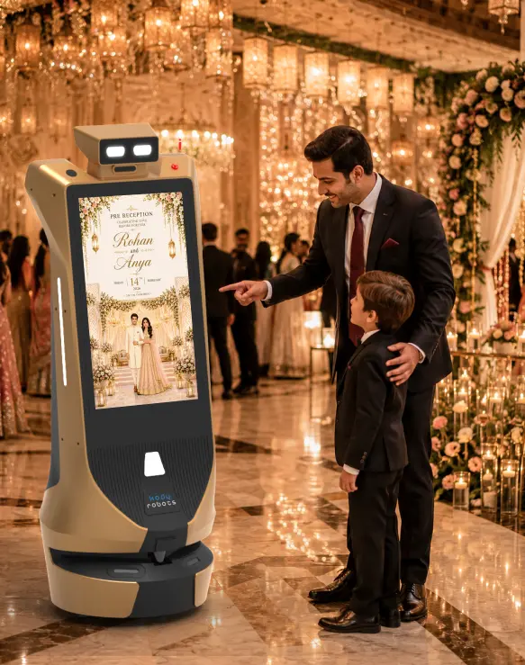 AI robot Rental For Wedding Event
