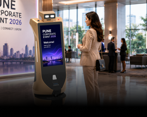 rent a robot for welcome guests