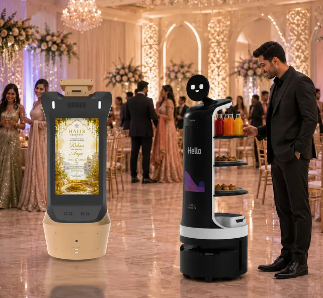 Rent AI-powered wedding robot to make your Wedding Luxurious