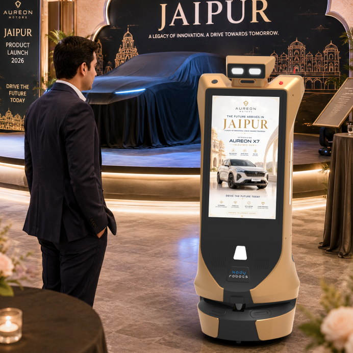 rent robot in Jaipur for product launches