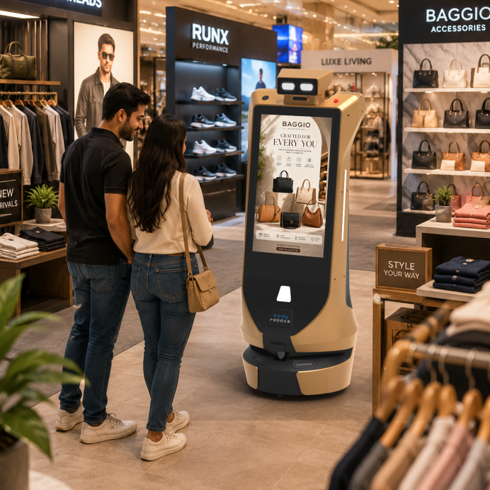 rent robot in Jaipur for retail activations