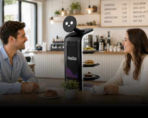 rent robots for serving guests