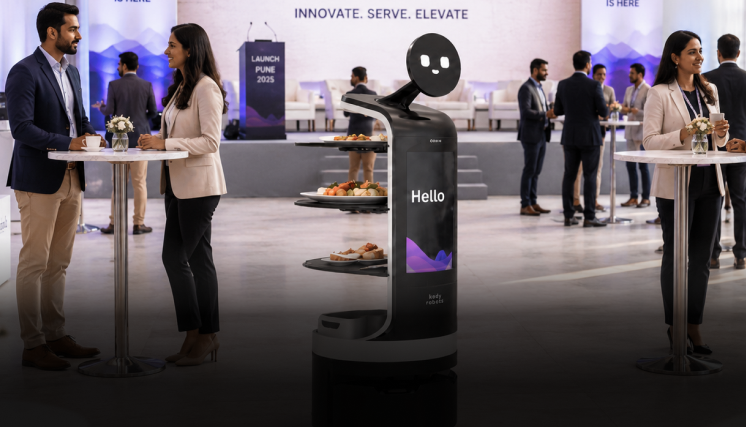 rent serving robot in Hyderabad