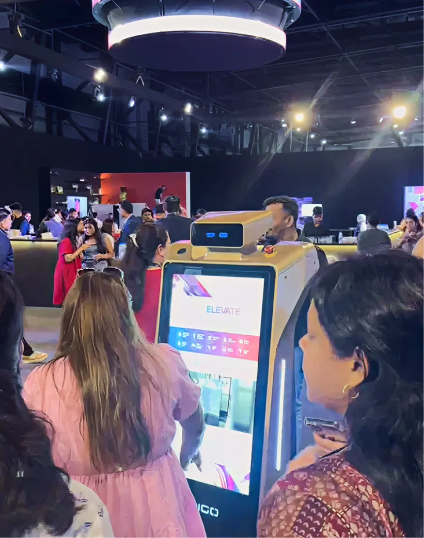 Rental advertising Robot for Events And Exhibitions