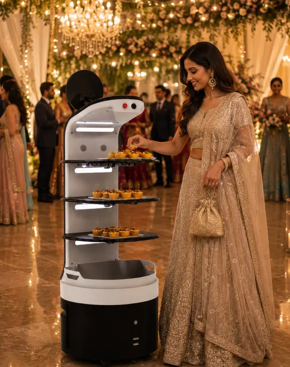 Robot make Wedding Luxurious