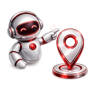 AI guided visitor welcome icon