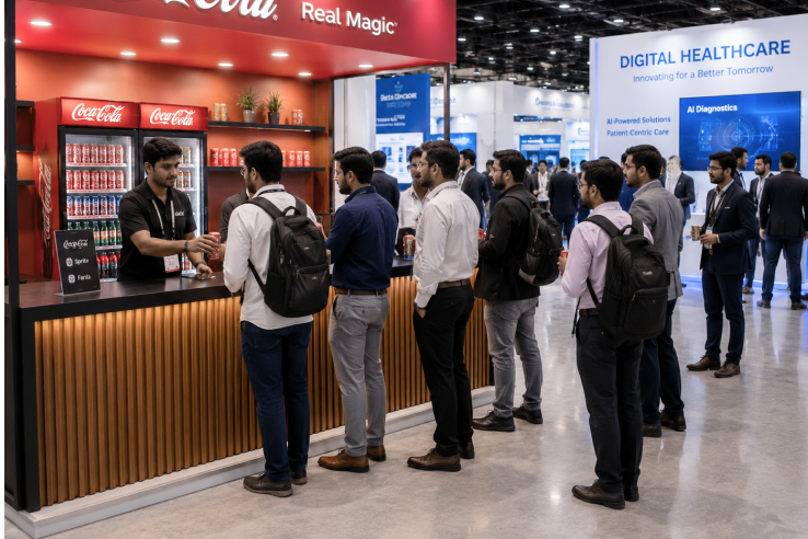 event without beverage promotional robot