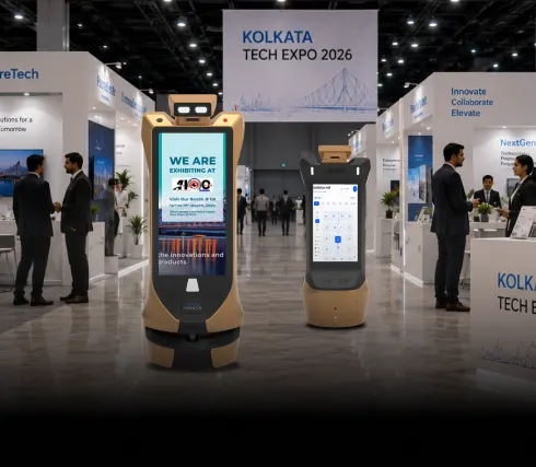 rent advertising robot in Kolkata