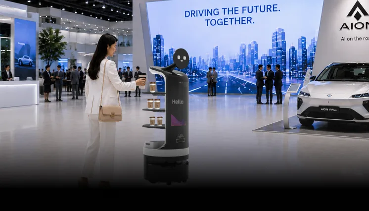 rent serving robot in Kolkata