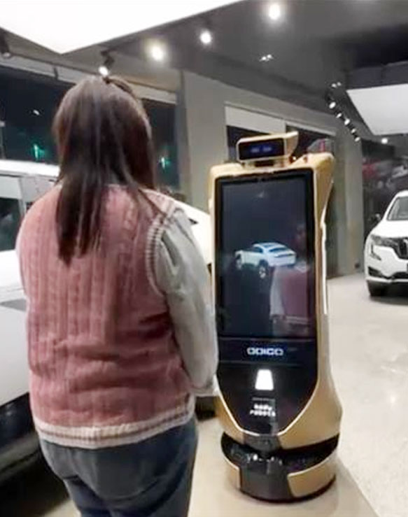 robot on rent for automobile expo