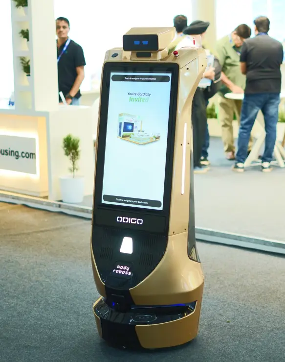 AI robot for trade show