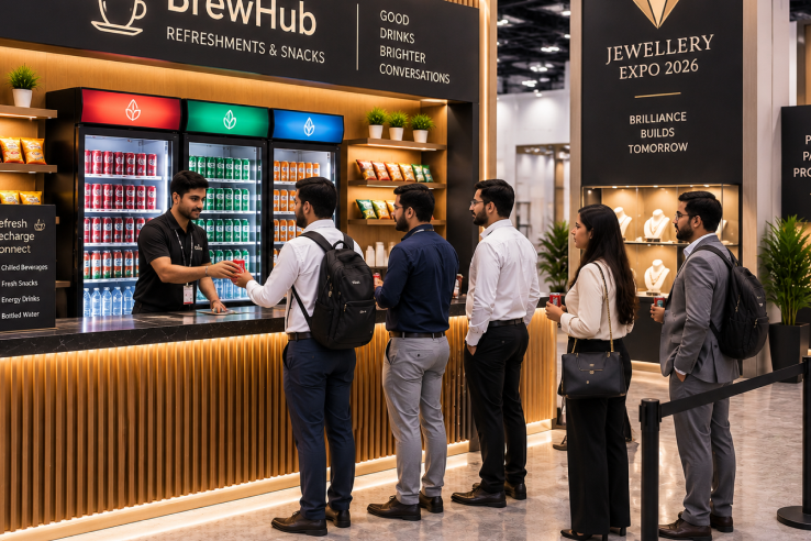 jewellery exhibitions without beverage promotional robot
