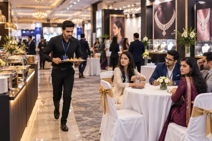 jewellery exhibitions without serving robot