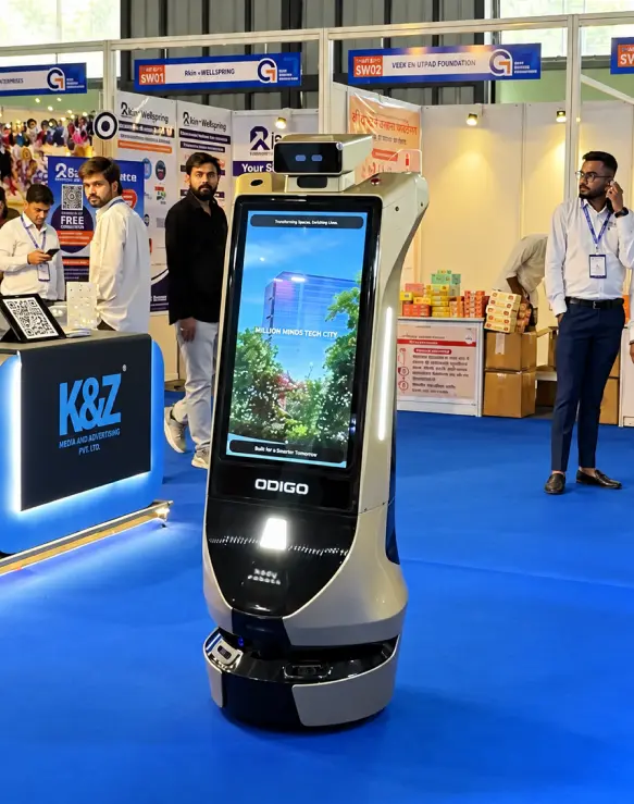 rent robots for Trade show engagement