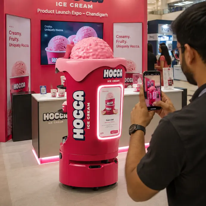rent robots for product launches in Chandigarh