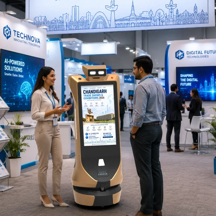 rent robots for trade shows and exhibitions in Chandigarh
