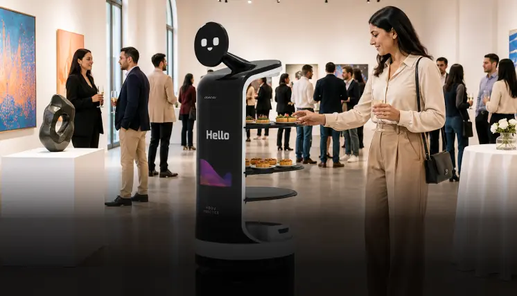 rent serving robot in Chandigarh