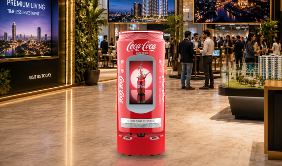beverage promotion robot for property expo