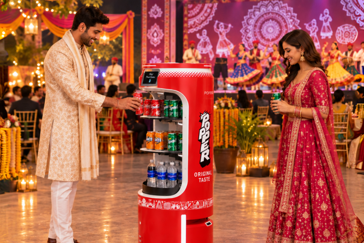 cultural event without popper robot
