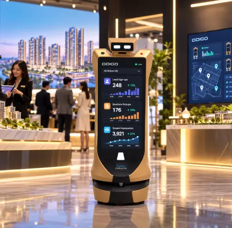 odigo-An advertising robot for property expo