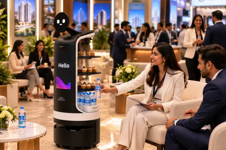 property expo with dasher robot