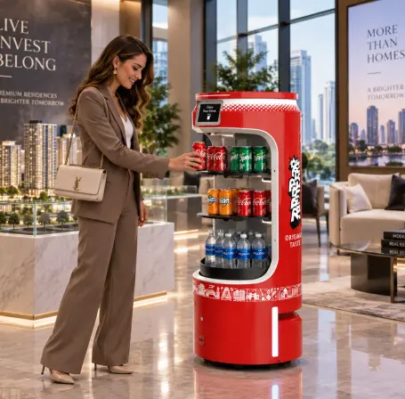 rent beverage promotional robot for property expo