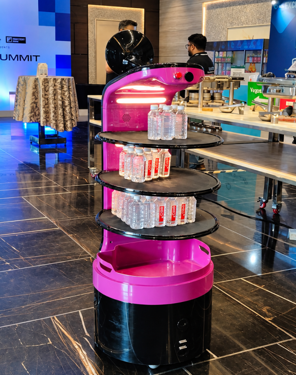 rent serving robot for ai summit