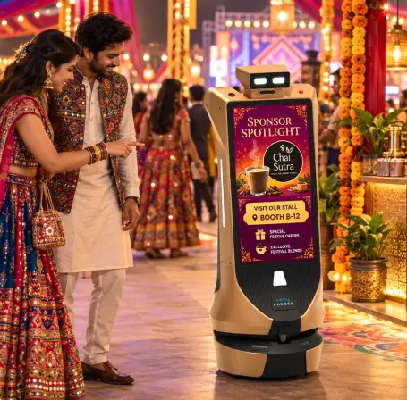 robot rental for promote brands