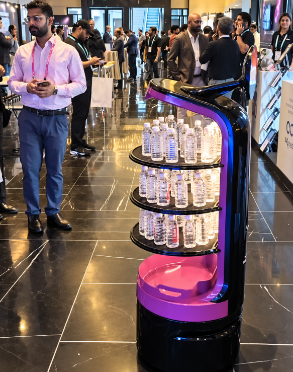 serving robot on rent for ai summit